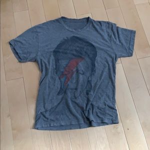 David Bowie Band Tee Grey